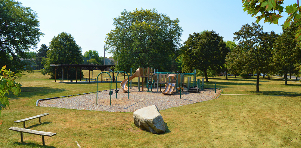 playground in Highlands Cooperative Association at Lasing, MI