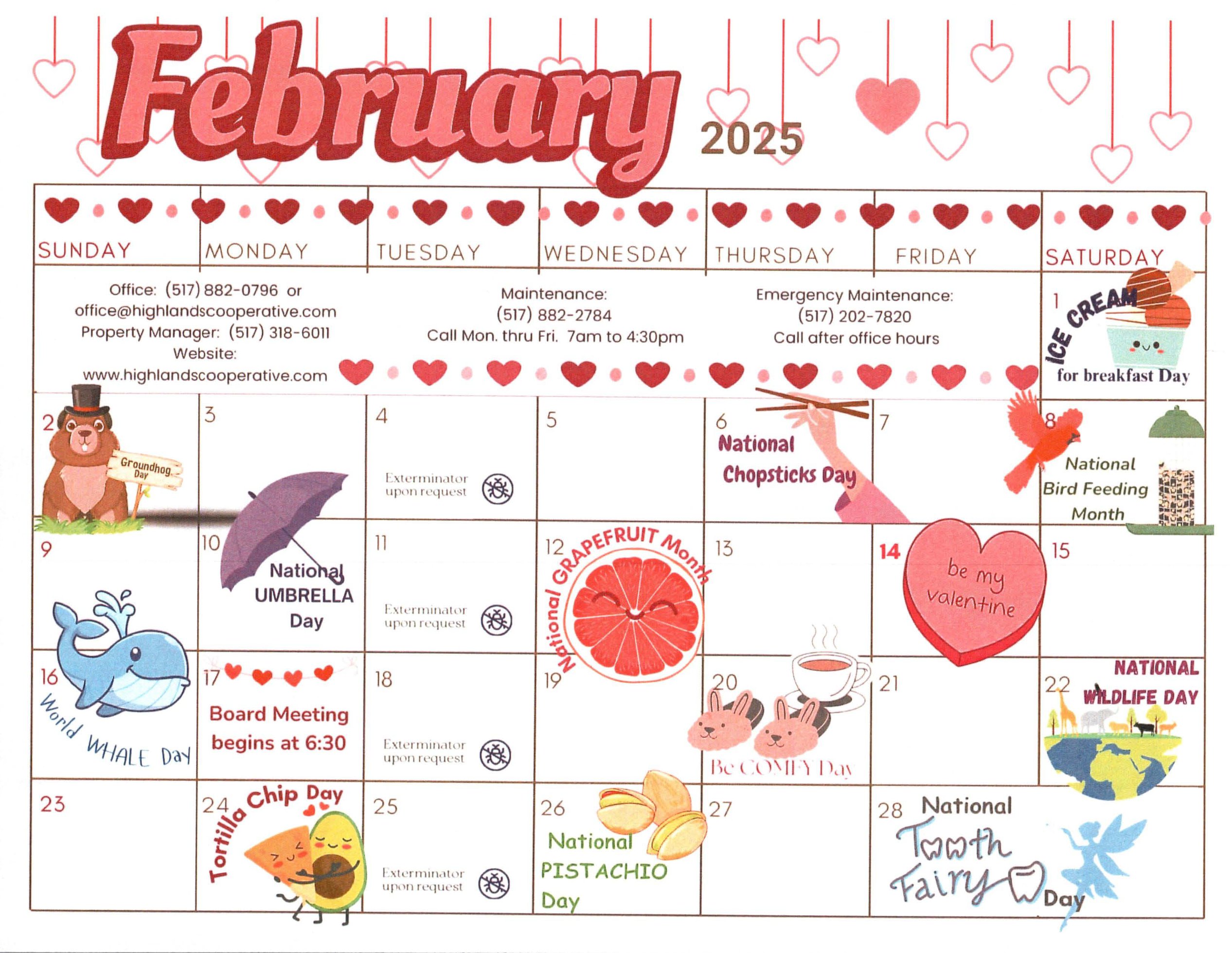 February 2024 Calendar